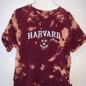 Harvard Collegiate Bleach Dye Small T-Shirt